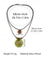 abordables Collar de mujer-Collar con colgante de madera en capas estilo bohemio para mujer: cuentas de aleación natural hechas a mano, diseño étnico en espiral, joyería ligera y llamativa para atuendos casuales, fiestas de verano y vacaciones en la playa.