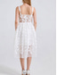 cheap Cocktail Dresses-A-Line Quinceanera Dresses Elegant Dress Wedding Wedding Guest Knee Length Sleeveless Sweetheart Polyester Backless with Floral Print Wedding Guest Dress 2025