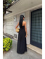 voordelige Feestjurken-Dames Lange jurk maxi-jurk Swingjurk Zomerjurk Elegant Uitgaan Strand Zomerjurk Normale pasvorm Heldere kleur Mouwloos Strapless Zwart Geel Bruin Beige Zomer