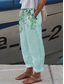 cheap Straight-Leg Pants-Women&#039;s Wide Leg Elegant Vacation Vintage Full Length High Waist Floral Graphic Printing Breathable Soft Micro-elastic Outdoor Daily Forest Green Milk Green Summer Spring Loose Fit
