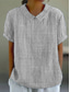 cheap Stripe&amp;Geometric Tops-Women&#039;s Blouse Graphic Geometric Striped Elegant Daily Stylish Short Sleeve Shirt Collar Regular Tops Work Daily Holiday Print Pink Blue Green Gray Summer Spring