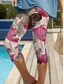 cheap Floral Print-Women&#039;s Leggings Capri Pants High Elasticity Vacation Vintage Fashion Calf-Length High Waist Floral Graphic Printing Thermal Warm Breathable Soft Stretchy Formal Outdoor Vacation