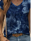 cheap Floral Tank Top-Women&#039;s Floral Camisole Tank Top  Graphic Vintage Stylish Classic Sleeveless Short Sleeve V Neck Regular Tops Daily Print Red Blue Purple Brown Green Summer Spring