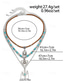 voordelige Dames ketting-Set gelaagde turquoise kralenkettingen voor dames in westernstijl – boho statement sieraden met cactus- en traanvormige bedels, ideaal voor festivals, countryconcerten en vrijetijdskleding