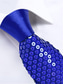 abordables Corbatas y pajaritas para hombres-Corbata de fiesta con lentejuelas para hombre: corbata de satén brillante ajustable para bailes de graduación, bailes, presentaciones en el escenario, clubes nocturnos y eventos de disfraces.