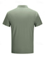 cheap Vacation-Men&#039;s Golf Shirt Golf Polos Shirts Work Casual Lapel Short Sleeve Basic Modern Plain Buttons Summer Spring Regular Fit Black White Navy Blue Blue Army Green Gray Golf Shirt