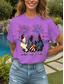 cheap Independence Day Top-Women&#039;s Patriotic  T Shirt Graphic Animal Flag Vintage Stylish Classic Short Sleeve Crew Neck Round Neck Regular Tops Daily Weekend Print Black White Pink Red Blue