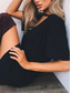 cheap Plain Dress-Women&#039;s Mini Dress T Shirt Dress Tee Dress Summer Dress Casual Daily Regular Fit Plain Short Sleeve V Neck Black White Brown Green Summer