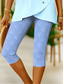 baratos Leggings lisas-Mulheres Leggings Férias Vintage Moda Comprimento da panturrilha Cintura Alta Floral Gráfico Geométrica Estampado Respirável Macio Com Stretch Formal Férias Escritório Rubi Vermelho Verão Primavera