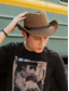 abordables Chapeaux pour hommes-Chapeau de cowboy pliable en paille pour homme avec bande noire – chapeau d'été western pour la plage, les voyages et les loisirs
