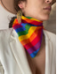 ieftine Accesorii de păr pentru femei-Eșarfă unisex cu imprimeu paisley și motive curcubeu pentru mândria - un accesoriu colorat LGBTQ+ pentru festivaluri, parade și ținute de zi cu zi