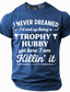 cheap Men&#039;s 3D T-shirts-Men&#039;s Funny Slang Husband T Shirt Short Sleeve T shirt 3D Print Crew Neck Shirt Fashion Daily Basic Street Casual Daily Black Red Blue Summer Spring All Seasons Clothing Apparel S M L XL XXL XXXL
