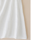 cheap Boho Dress-Women&#039;s Mini Dress Linen Dress Casual Dress Modern Cap Sleeve Wedding Daily Date Loose Fit Geometric Embroidery Short Sleeve V Neck White Summer