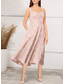 cheap Cocktail Dresses-Two Piece A-Line Cocktail Dresses Elegant Formal Wedding Guest Tea Length Long Sleeve Square Neck Convertible Nylon Pocket