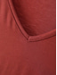 cheap Plain tee-Women&#039;s Blouse Solid Color Stylish Casual Short Sleeve V Neck Regular Tops Daily Black White Pink Red Royal Blue Summer Spring