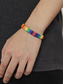 abordables Pulsera de mujer-Pulsera de la amistad arcoíris hecha a mano: pulsera tejida ajustable para el orgullo para hombres y mujeres, joyería LGBTQ+ colorida para festivales del orgullo, desfiles y apoyo diario.