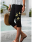 preiswerte Tiere Druck-Damen Leggings Urlaub Mode Streetwear Wadenlang Hohe Taille Grafik Tiermotiv Schmetterling Drucken Thermowarm Atmungsaktiv Weich Dehnbar Formell Outdoor Urlaub Schwarz Sommer Frühling Schmale Passform
