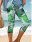 cheap Floral Print-Women&#039;s Leggings Capri Pants High Elasticity Vacation Vintage Fashion Calf-Length High Waist Floral Graphic Printing Thermal Warm Breathable Soft Stretchy Formal Outdoor Vacation