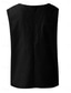 abordables Tops Sencillos para Mujeres-Mujer Camiseta sin mangas tipo camisola Color sólido Diario Casual Sin Mangas Escote en Pico Tops regulares Diario Negro Blanco Amarillo Rosa Azul Marino Verano