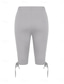 cheap Plain Leggings-Women&#039;s Leggings Vacation Vintage Fashion Knee Length High Waist Solid Color Printing Breathable Soft Micro-elastic Outdoor Daily Black Blue Green Gray Summer Spring Slim Fit