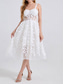 cheap Cocktail Dresses-A-Line Quinceanera Dresses Elegant Dress Wedding Wedding Guest Knee Length Sleeveless Sweetheart Polyester Backless with Floral Print Wedding Guest Dress 2025
