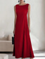 cheap Maxi Black Dress-Women's Long Dress Maxi Dress Casual Dress Summer Dress Fashion Outdoor Party Holiday Regular Fit Plain Sleeveless Crew Neck Blue Black Wine Summer