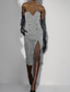 cheap Cocktail Dresses-Houndstooth Dress Tuxedo Dress A-Line Cocktail Dresses Blazer Dress Formal Semi Formal Tea Length Midi Length Sleeveless Blazer Lapel with Pockets Crystal Buttons Wedding Guest Dress 2025