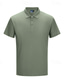 cheap Vacation-Men&#039;s Golf Shirt Golf Polos Shirts Work Casual Lapel Short Sleeve Basic Modern Plain Buttons Summer Spring Regular Fit Black White Navy Blue Blue Army Green Gray Golf Shirt