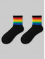 お買い得  メンズグローブ-メンズレインボープライドソックス - 普段着、スポーツ、プライドイベントに最適なカラフルなLGBTフェスティバルアクセサリー