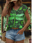 cheap Animals Tank Top-Women&#039;s Animals Camisole Tank Top Vintage Tropical Stylish Sleeveless Short Sleeve V Neck Regular Tops Daily Print Yellow Red Blue Purple Green Summer Spring