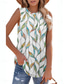 cheap Floral Tank Top-Women&#039;s Camisole Tank Top Graphic Geometric Daily Casual Sleeveless Crew Neck Regular Tops Daily Print Black Blue Orange Green Summer