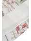ieftine rochie florală-Pentru femei Rochie Mini Rochie A line Rochie din Tul Elegant Petrecere cocktail În aer liber Serată Petrecere Brodat Plasă Fit regulat Floral Manșon scurt Stil Nautic Albastru piscină Negru Alb