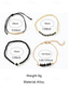 economico Bracciale da donna-Set di braccialetti da donna in stile bohémien con perline nere, decorazioni in oro, gioielli regolabili, alla moda e di tendenza, adatti per l'uso quotidiano, per i viaggi e per le feste