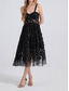 cheap Cocktail Dresses-A-Line Quinceanera Dresses Elegant Dress Wedding Wedding Guest Knee Length Sleeveless Sweetheart Polyester Backless with Floral Print Wedding Guest Dress 2025