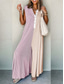 cheap Casual Jumpsuits-Women&#039;s Normal Jumpsuit Active Color Block Short Sleeve Round Neck Buttons Pocket Vacation Daily Regular Fit Pink Blue Purple Summer