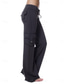 cheap Pants-Women&#039;s Chinos Casual Casual / Sporty Full Length Mid Waist Plain Pocket Comfy Soft Comfortable Micro-elastic Yoga Wine Black White Blue Summer Spring Regular Fit