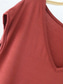 cheap Plain tee-Women&#039;s Blouse Solid Color Stylish Casual Short Sleeve V Neck Regular Tops Daily Black White Pink Red Royal Blue Summer Spring