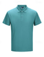 cheap Vacation-Men&#039;s Golf Shirt Golf Polos Shirts Work Casual Lapel Short Sleeve Basic Modern Plain Buttons Summer Spring Regular Fit Black White Navy Blue Blue Army Green Gray Golf Shirt