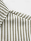 cheap Men&#039;s Jackets &amp; Coats-Men&#039;s Lightweight Jacket Summer Jacket Shirt Jacket Transition Jacket Vacation Daily Pocket Summer Spring Stripes Fashion Classic Lapel Regular Pink Blue Green Khaki Jacket