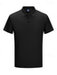 cheap Vacation-Men&#039;s Golf Shirt Golf Polos Shirts Work Casual Lapel Short Sleeve Basic Modern Plain Buttons Summer Spring Regular Fit Black White Navy Blue Blue Army Green Gray Golf Shirt