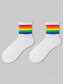 お買い得  メンズグローブ-メンズレインボープライドソックス - 普段着、スポーツ、プライドイベントに最適なカラフルなLGBTフェスティバルアクセサリー