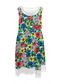 preiswerte Druck Blumen Kleider-Damen Midikleid Trägerkleid Mode Klassisch Täglich Outdoor Wochenende Normale Passform Blumen Grafik Ärmellos Rundhalsausschnitt Mehrfarbig Sommer Frühling Herbst