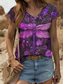 cheap Animals Tank Top-Women&#039;s Animals Camisole Tank Top Vintage Tropical Stylish Sleeveless Short Sleeve V Neck Regular Tops Daily Print Yellow Red Blue Purple Green Summer Spring