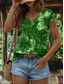 cheap Floral Tank Top-Women&#039;s Floral Camisole Tank Top  Graphic Vintage Stylish Classic Sleeveless Short Sleeve V Neck Regular Tops Daily Print Red Blue Purple Brown Green Summer Spring