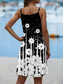 cheap Floral Dress-Women&#039;s Mini Dress A Line Dress Summer Dress Slip Dress Vacation Casual Daily Regular Fit Floral Graphic Sleeveless V Neck Black Pink Blue Green Summer
