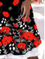 cheap Print Floral Dresses-Women&#039;s Midi Dress Tank Dress Fashion Classic Outdoor Daily Weekend Regular Fit Graphic Sleeveless Crew Neck Black Summer Spring Fall