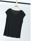 cheap Plain tee-Women&#039;s Blouse Solid Color Stylish Casual Short Sleeve V Neck Regular Tops Daily Black White Pink Red Royal Blue Summer Spring