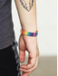 abordables Pulsera de mujer-Pulsera de la amistad arcoíris hecha a mano: pulsera tejida ajustable para el orgullo para hombres y mujeres, joyería LGBTQ+ colorida para festivales del orgullo, desfiles y apoyo diario.