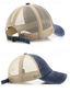 cheap Men's Hats-Men's Vintage Mesh Back Trucker Hat – Adjustable Washed Cotton Baseball Cap for Outdoor Sports, Travel and Daily Casual Wear