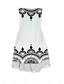 ieftine Rochie Boho de vacanță-Pentru femei Rochii Midi Rochie Tip Maieu Modă Clasic Zilnic În aer liber Sfârșit de săptămână Fit regulat Grafic Geometric Fără manșon Stil Nautic Negru și Alb Vară Primăvară Toamnă